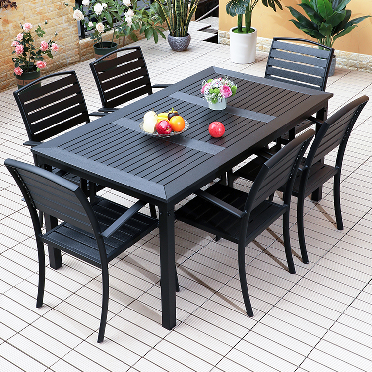 New hot patio garden furniture design set coffee outdoor dining tables and chairs