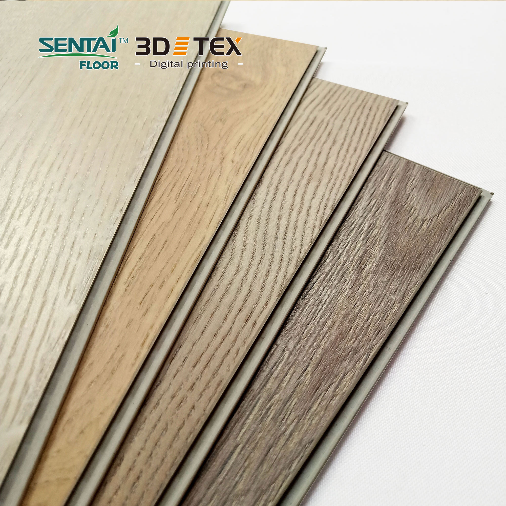 sentai 3D TEX digital printing spc flooring with S