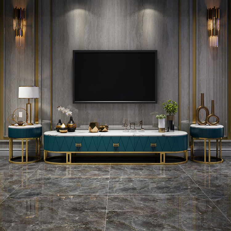 High Quality Green Home Furniture TV Stand Living Room Furniture Cabinet