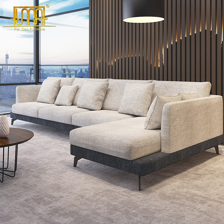 modern comfortable 5 seater lounger couch living room sofa set furniture