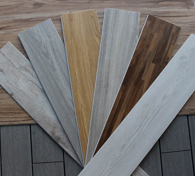 Wood looking laminate flooring spc vinyl waterproo