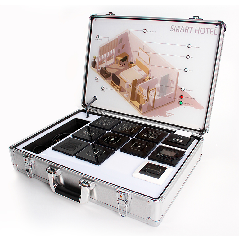 Customized Available Easy Carry Box Room Switch Panel Led Demo Case Switch Smart