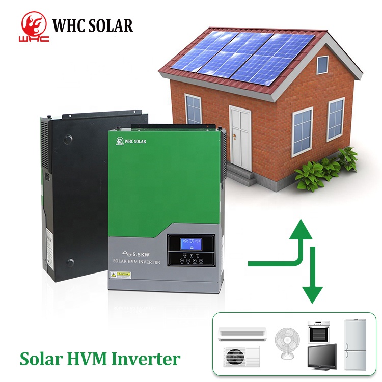 2021 WHC Factory Price Power Original New Off Grid On Grid Smart Home 5500W 48V 5.5KW Battery Panel 