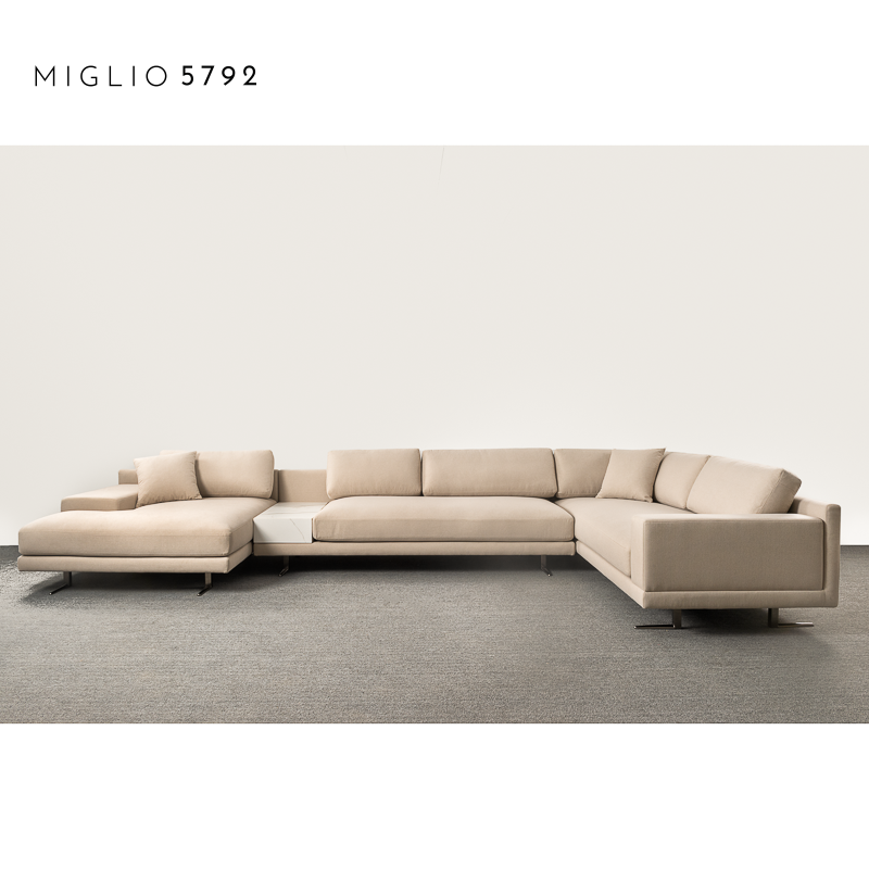 Modern Design Fabric Sectional Sofa Luxury Furniture Contemporary Couch Living Room Furniture