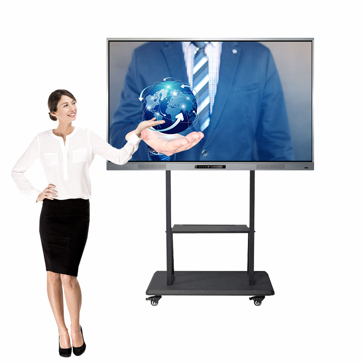 2021 New Arrivals 65 75 86inch Multi Touch Education Interactive Whiteboard  Touch Lcd Display Smart