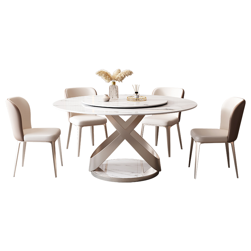 Factory Wholesale Dining Table Set Dining Table With Four Chairs Metal Dining Room Furniture
