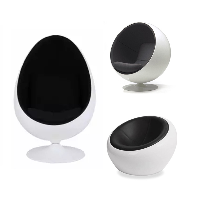 Modern Lounge Furniture Home Hotel Ball Chair Leisure Egg Pod Chair Swing Any Color