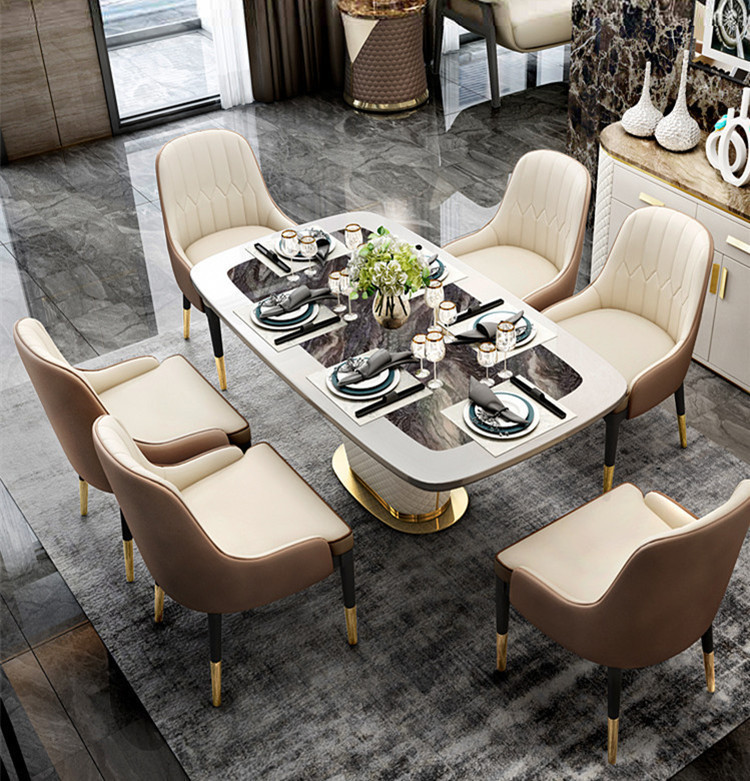 Luxury Dining Table Set Home Furniture Factory price