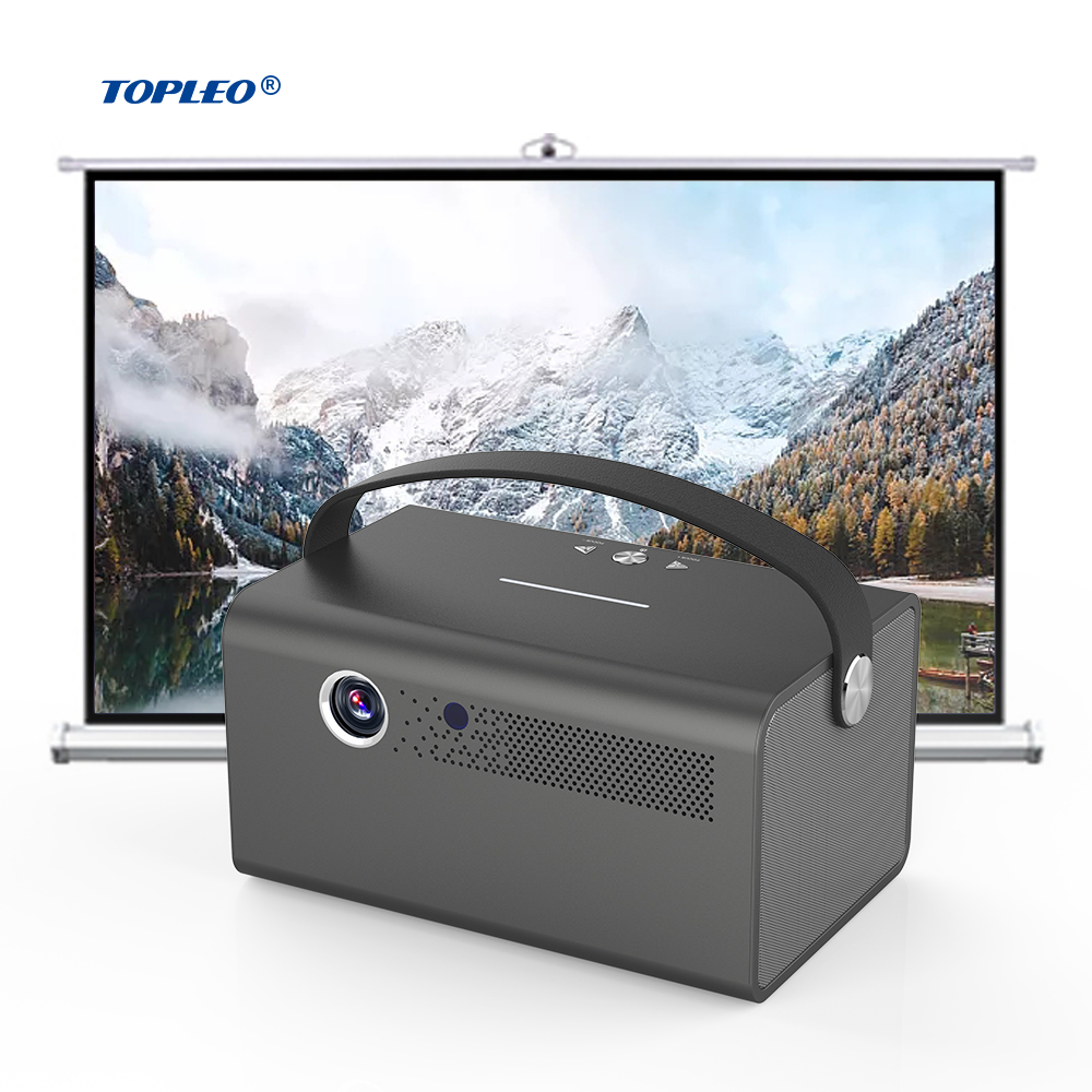 Topleo High Quality Android Mini Pocket Projector 4k Dlp Arrival Portable Projector Smart Home Theat