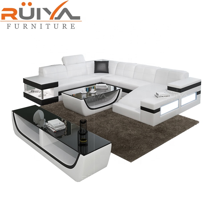 2020 New arrival foshan cheap space sofa home furniture with LED light