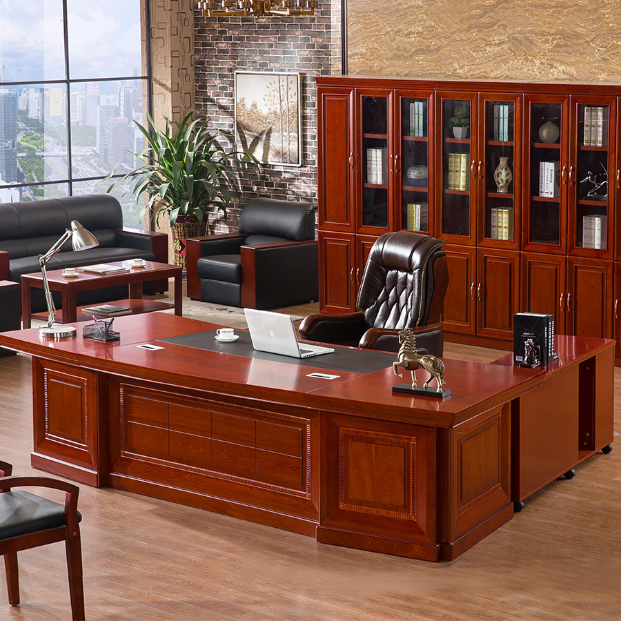 Wood Veneer Executive Table Executive Office Furniture
