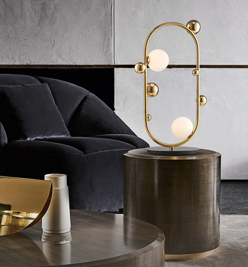 Modern studio hotel living room search gold&white decoration luxury table lamp for home decor light
