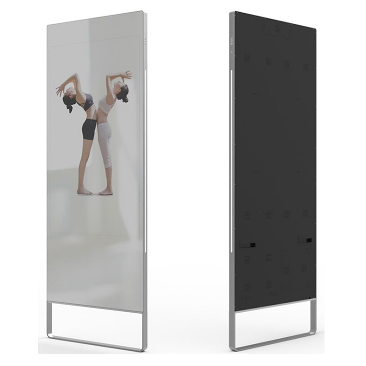 43inch Android Smart Home Magic GYM Workout Fitness mirror with LCD Touch Screen Advertising Display
