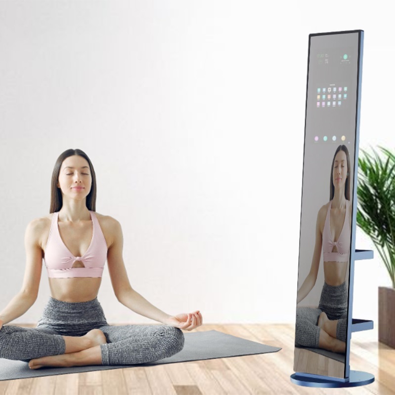 Interactive Workout  Smart Home Full Size Body Smart Fitness Mirror With App