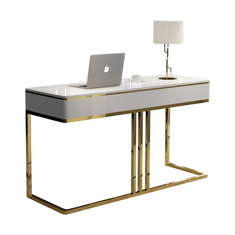 2022 Post-modern Nordic affordable luxury desk modern simple office desk and chair creative home stu