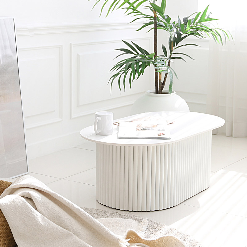 Kimon Ceramic Tembar Board W1200 oval living room sofa table Home Cafe Hotel Office Interior Furnitu