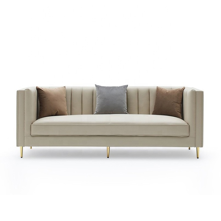Luxury Furniture Sofa Set Furniture Microfiber Leather Modern Living Room Sofas Couch Three Sofa Lux