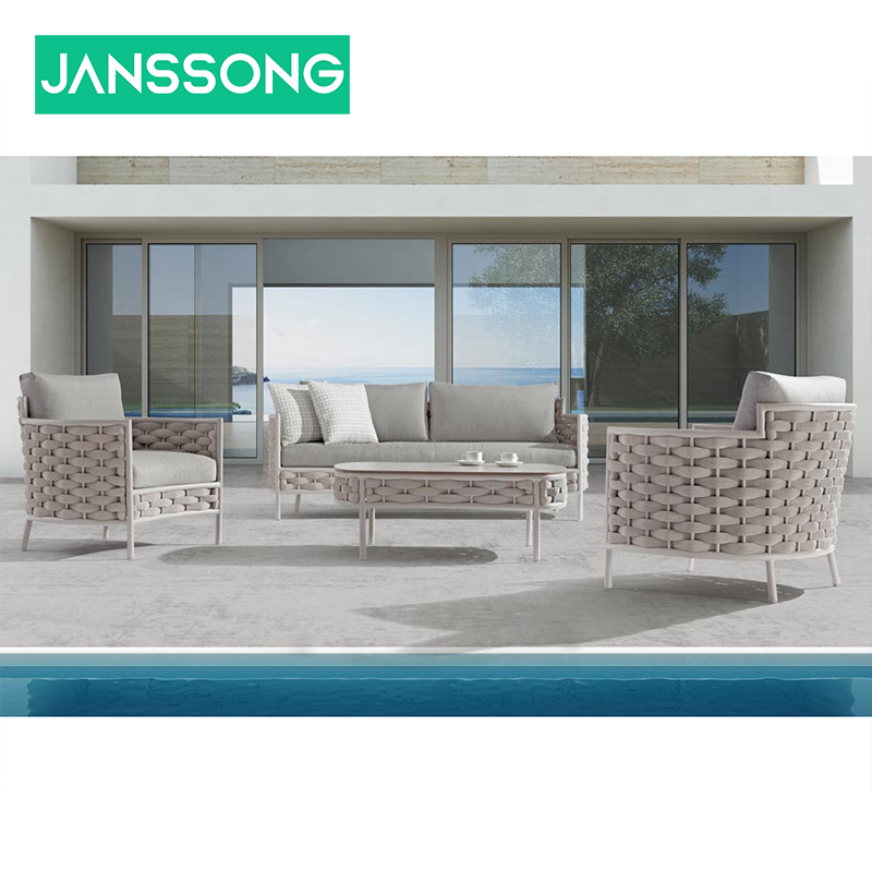 Modern design luxury furniture garden sets couch garden furniture set rattan sofa outdoor