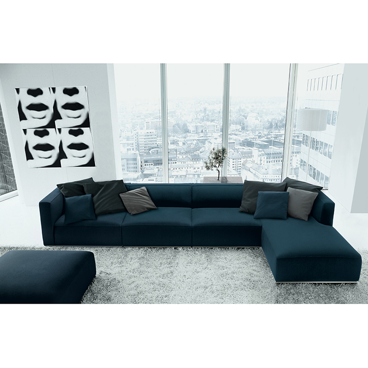 3 Seat fabric couch live sofa room L shape Italian furniture modern couches sofa set furniture livin
