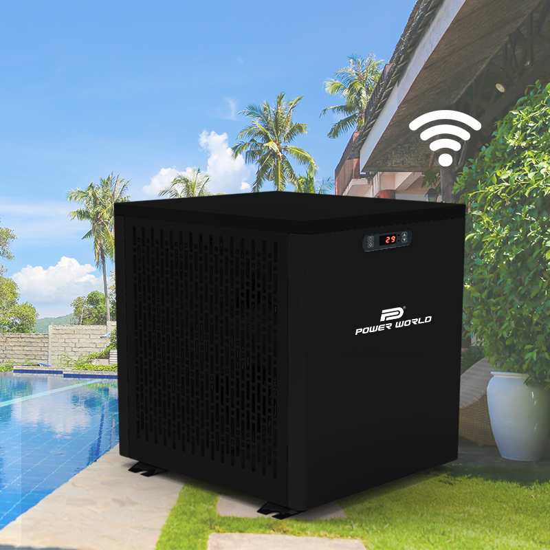 Smart wifi R32 above ground pool heater R32 gas el