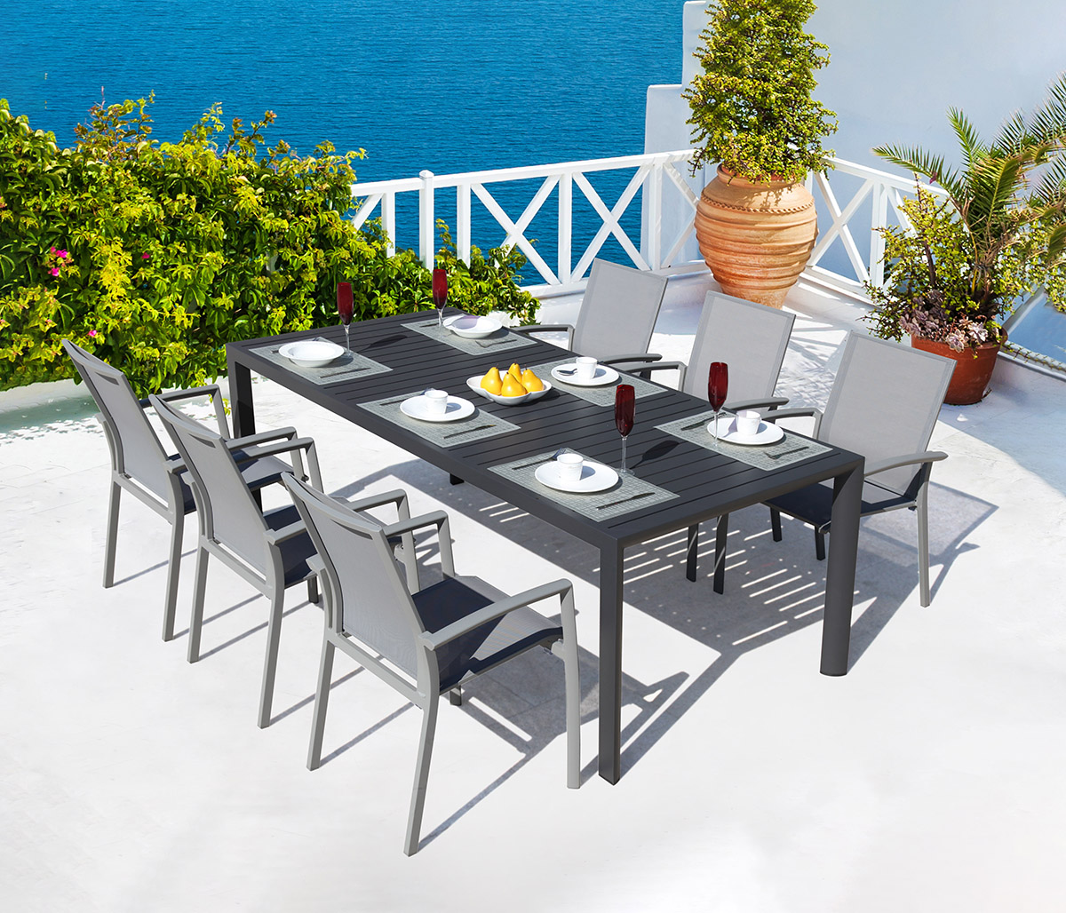 8 seat garden chair and table aluminium outdoor garden sets outdoor table set furniture