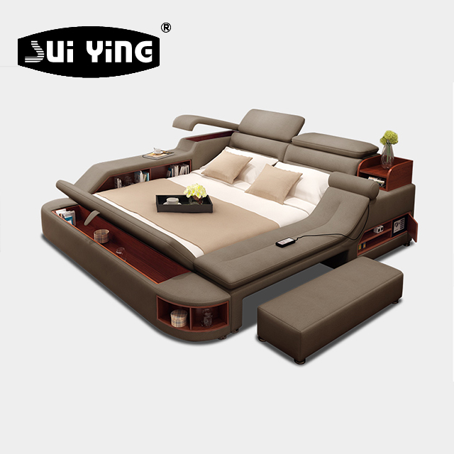 New Arrival high quality luxury modern multifunctional bedroom furniture A635B