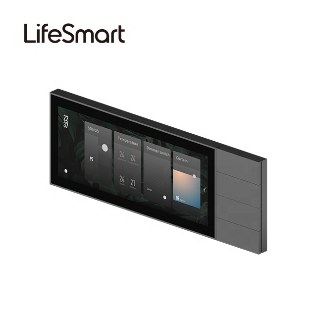 Wireless music app control wall screen tablet smart home led panel controller customize home scenes