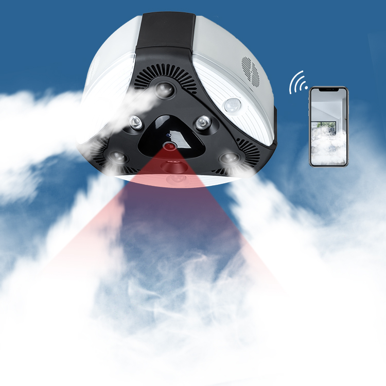 With remote control camera smoke alarm generator anti theft smart home