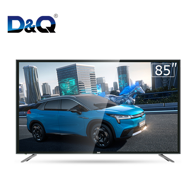 DQ 85 Inch 4k smart tv led flat TV 4K android smart tcl lg screen for tender new 2022 cheap anti bre