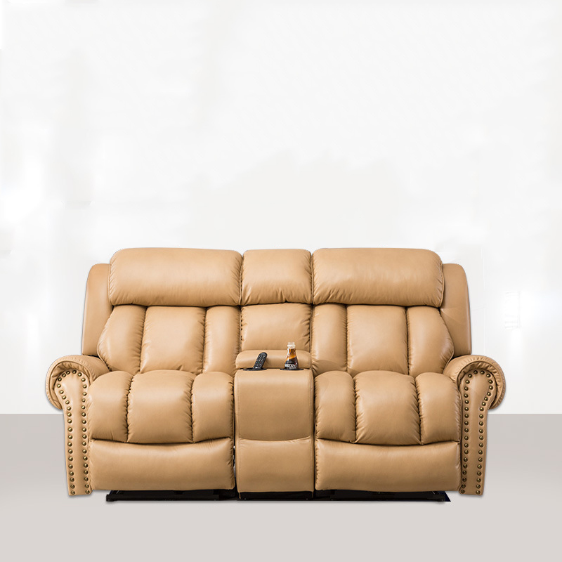 Nordic modern combination multi-functional audio-visual home furniture  living room full grain cow l