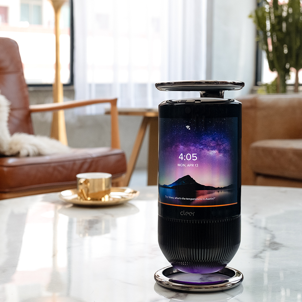 Cleer, 2021 New Smart Wireless Speaker with AMOLED Display Smart Wifi Speaker, Home Speaker - MIRAGE