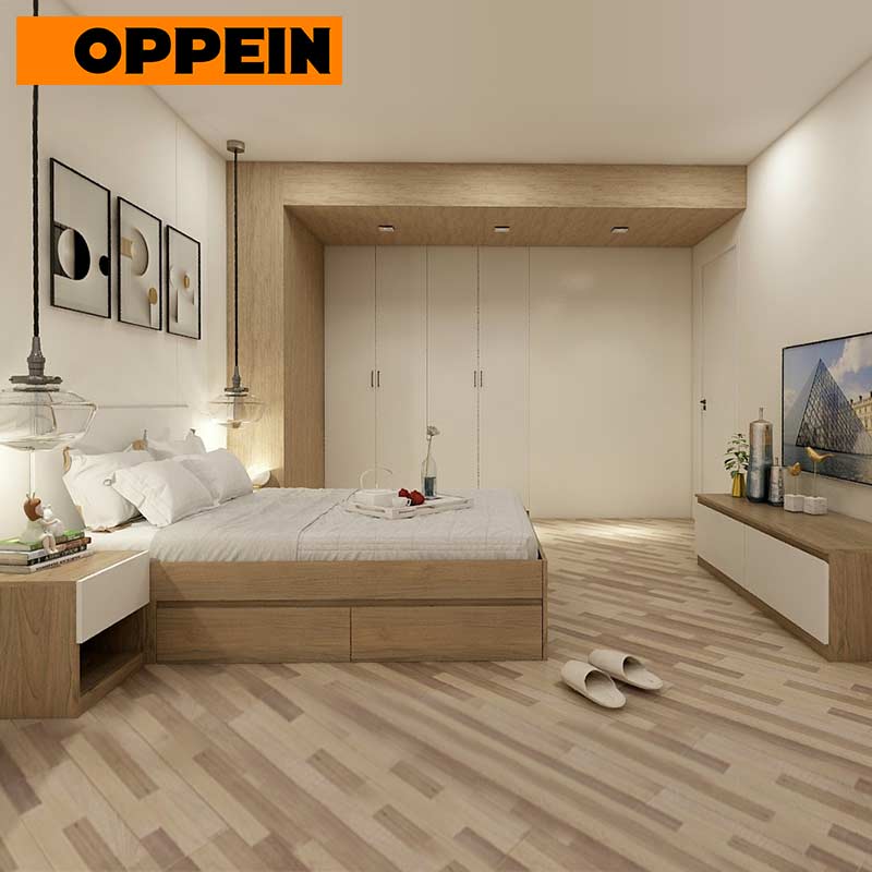 Guangzhou Manufacturer Modern Home Wooden Bedroom Furniture for adult and kids