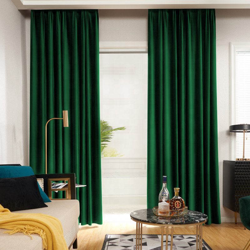 Custom Heavy Curtain Cloth Fabric Luxury Elegance 
