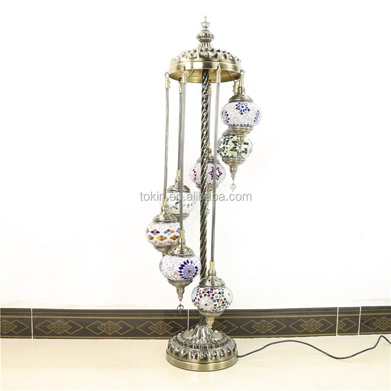 2018 NEW Istanbul Handicraft Mosaic Turkish floor Lamps