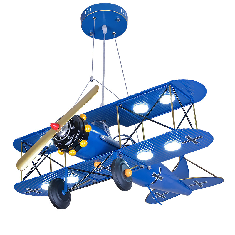 Indoor Aircraft Ceiling Lights Fixture Children Gift Light LED Decor Pendant Lamp for Children Room 