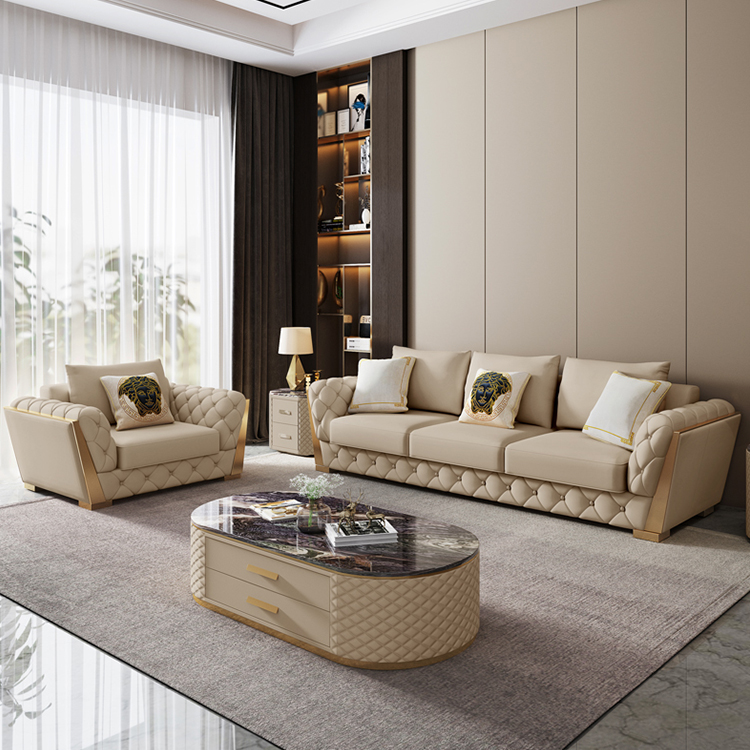 A302 factory offer high quality antique Italian luxury sofas modern upholstered sofas set furniture