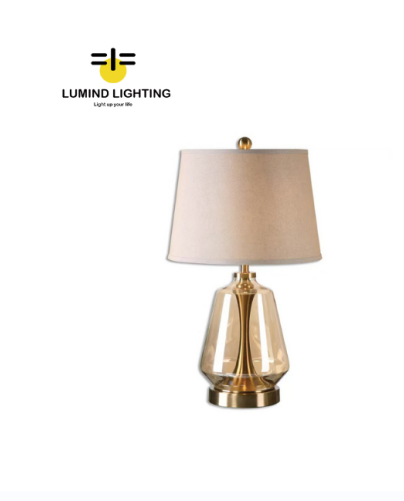 Lumind Lighting crystal lamp copper living room bedroom bedside fashion luxury Table Lamp
