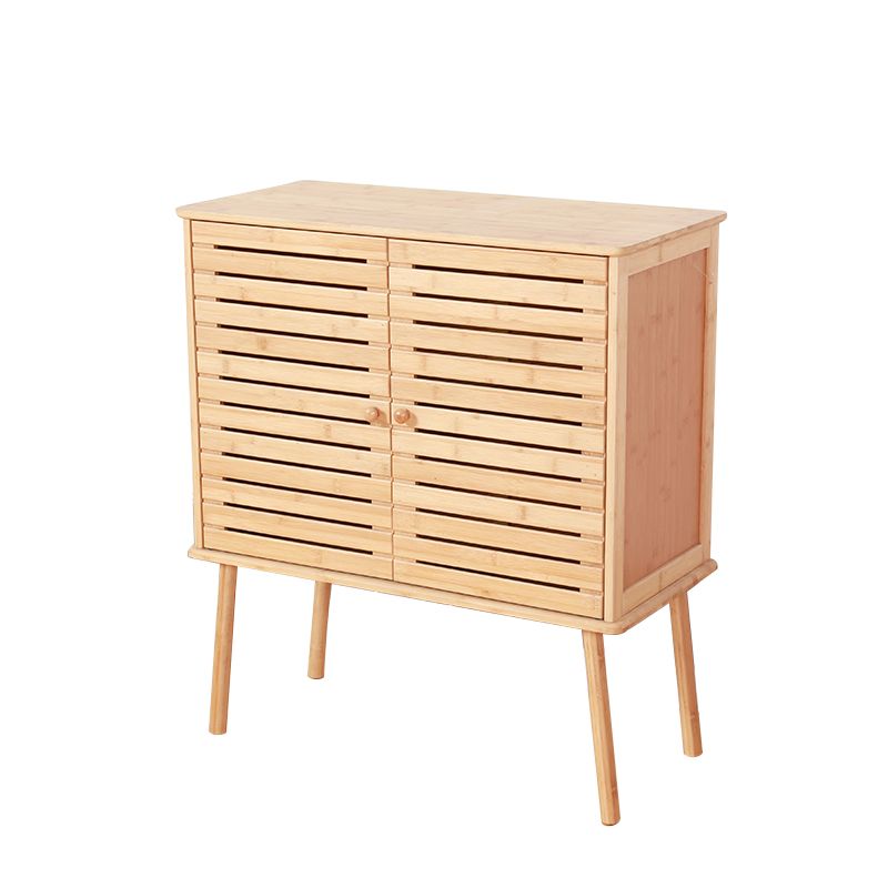 Home Furniture 2 Tier Wooden Bathroom Shoe Paraffi