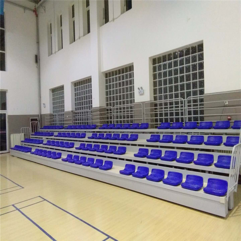 High Quality  Indoor Retractable Bleachers Stadium Seat HDPE lower seat Chair for Sports and Univers