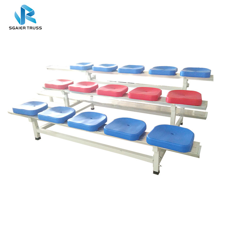 Guangzhou Factory Smart indoor telescopic seating sports retractable gym bleachers