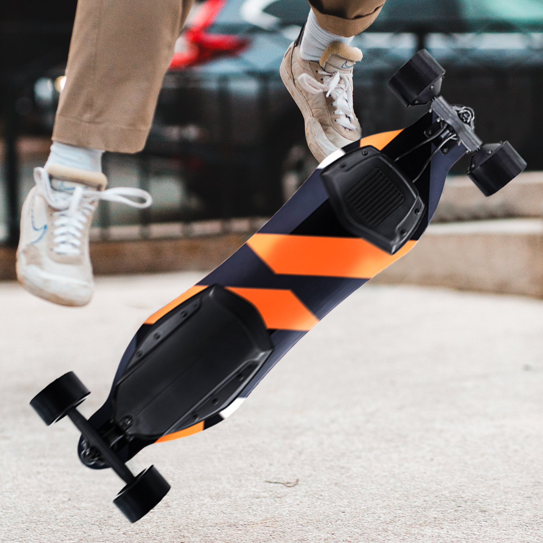 USA warehouse  e skateboard High Quality Long Board dual motor adult sport  4wd electric skateboard