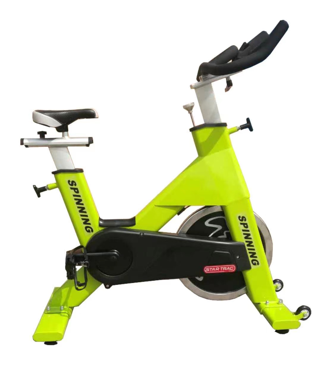 Online spin bike High-end Commercial Stationary Bike Sport Green Spinning Bike