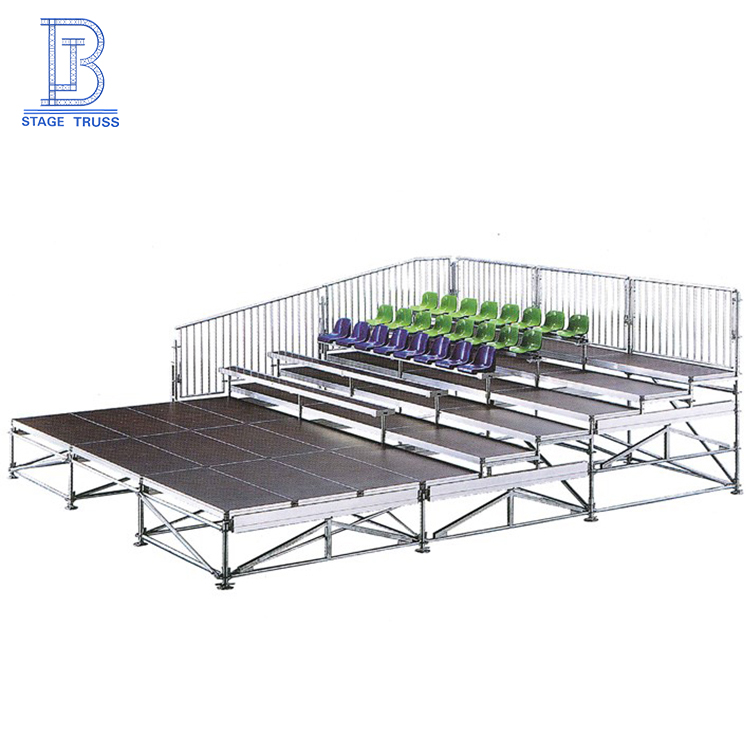 aluminum mobile demountable  bleacher Outdoor Outdoor activities Sports show grandstand