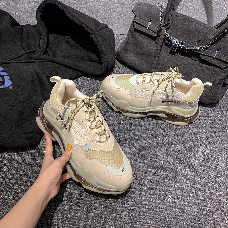 custom women's comfortable fashion running ladies sport sneakers running sport trainer dad shoes spo