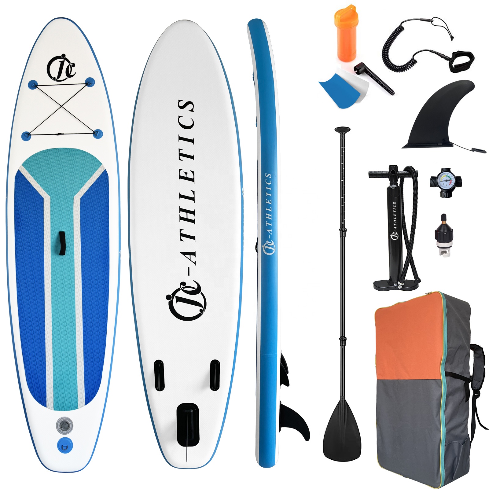 BSCI / EN OEM China supplier wholesale custom inflatable stand up surfing paddle board isup surfboar