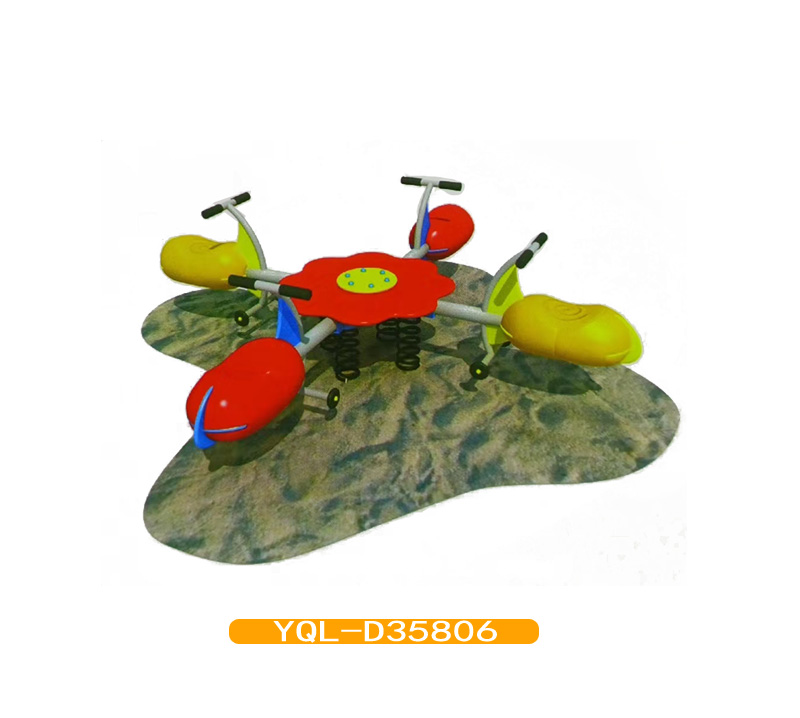 Garden Patio Decoration China Factory Hot Selling Outdoor Colorful Spring Seesaw Kids Style Modern F