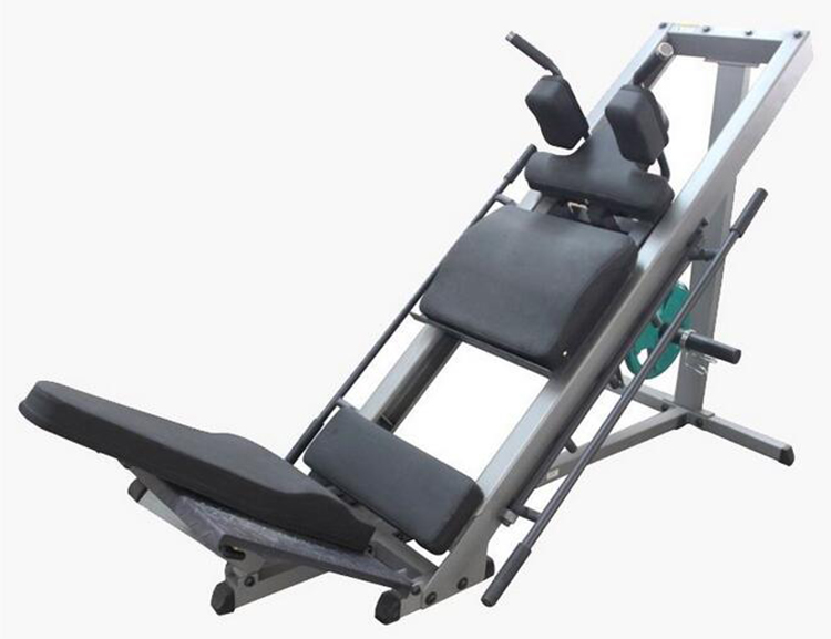 Commercial hammer strength loaded exercise gym fitness machine  sports equipment flat 45 degree leg