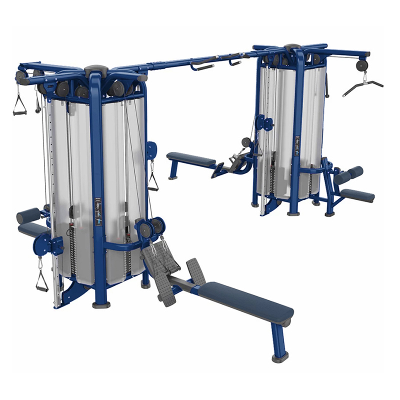 Commercial multi station gym 8 multi function station gym sports equipment fitness machine