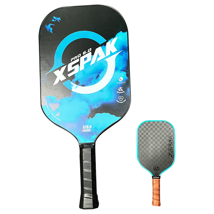 Large Display Racket Carbon Fiber Graphite Pickleball Paddle Usapa Approved Pickleball Racket