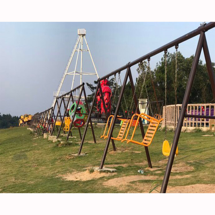 Swing Machine Adult Amusement Park Steel Garden Swing for Adults and Kids